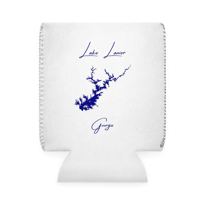 Georgia  Lake  Lanier  Can  Koozie  front  position  view  from  front-1  white.webp