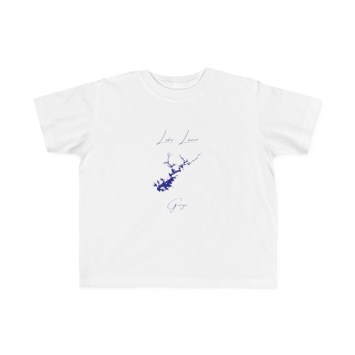 Georgia  Lake  Lanier  Toddler  T-shirt  front  position  view  from  front  white.webp