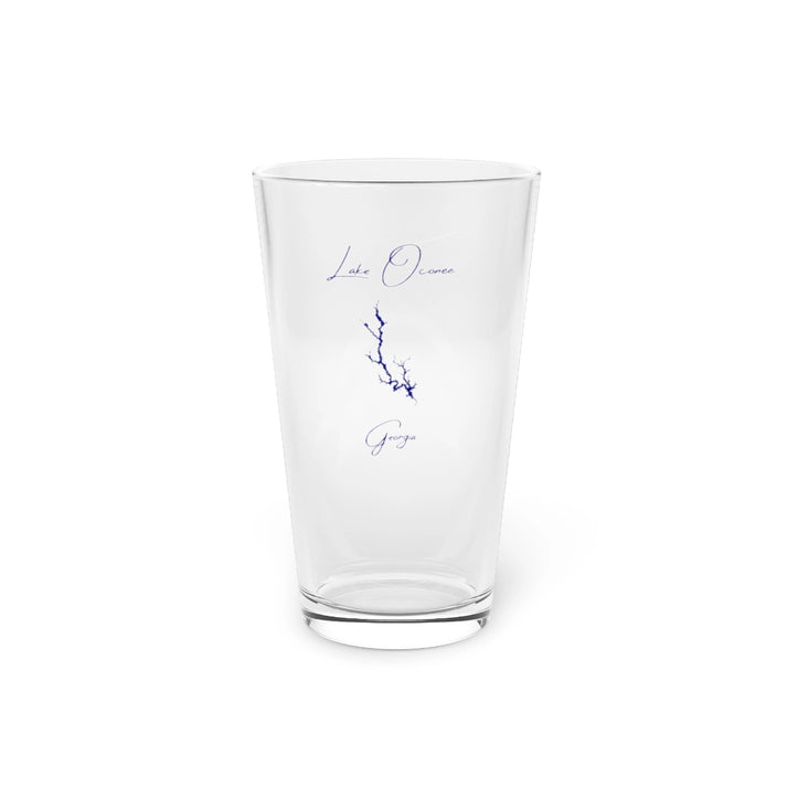Georgia  Lake  Oconee  16oz  Pint  Glass  front  position  view  from  front  16oz.webp