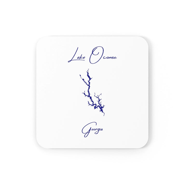 Georgia  Lake  Oconee  Coaster  Set  front  position  view  from  front  3.75  x  3.75.webp