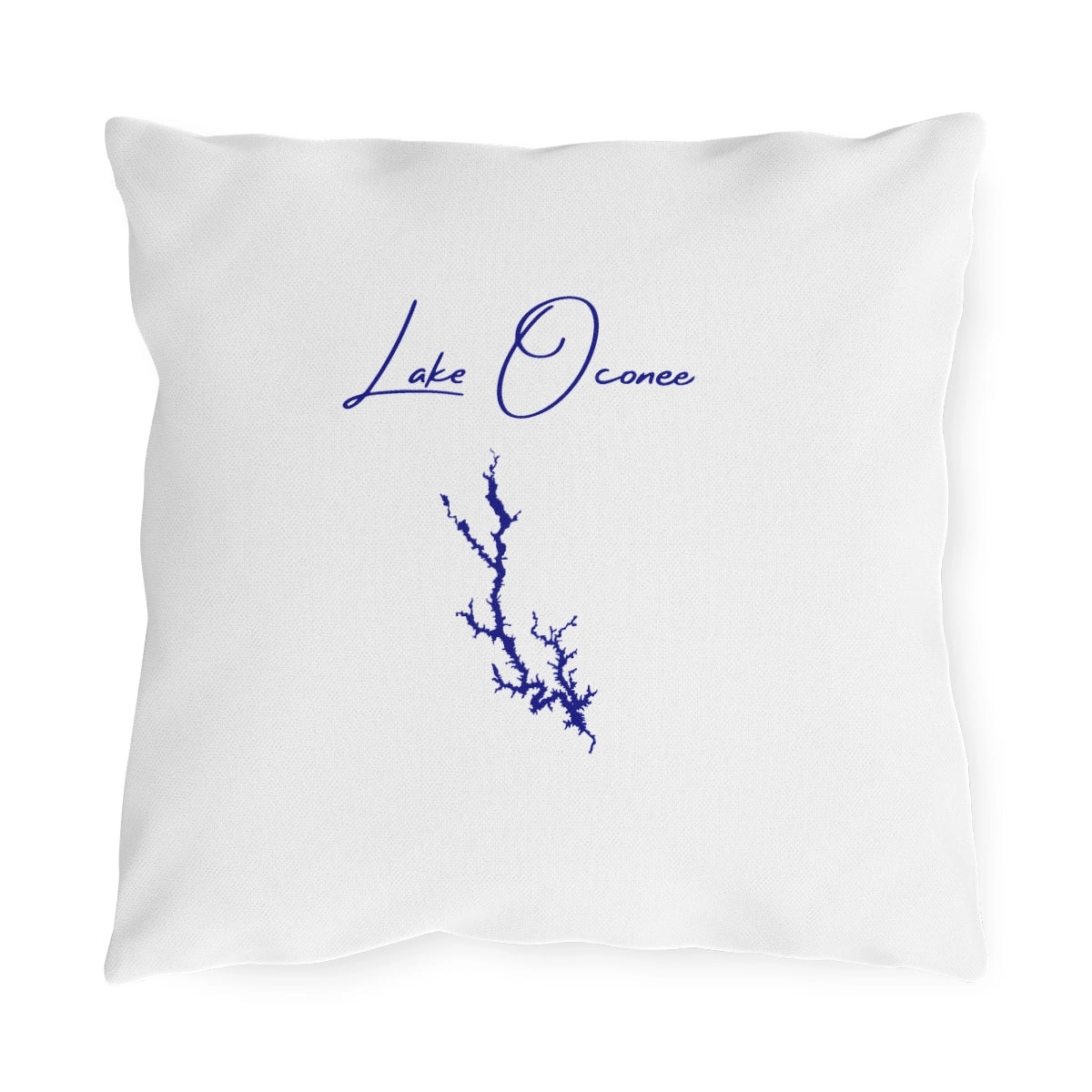 Georgia  Lake  Oconee  Outdoor  Pillow  front  position  view  from  front  16  x  16.webp