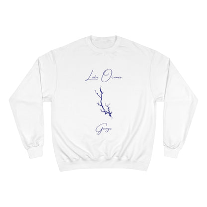 Georgia  Lake  Oconee  Sweatshirt  front  position  view  from  front  white.webp