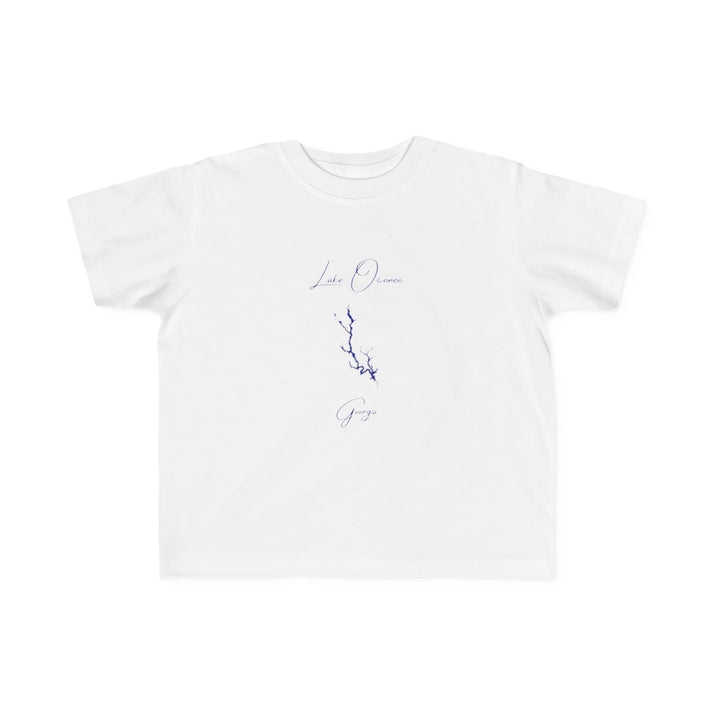 Georgia  Lake  Oconee  Toddler  T-shirt  front  position  view  from  front  white.webp