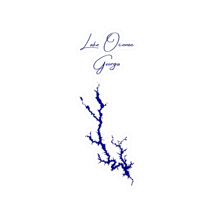 Georgia  Lake  Oconee  Vinyl  Decal  other  position  view  from  front  4  x  6.webp
