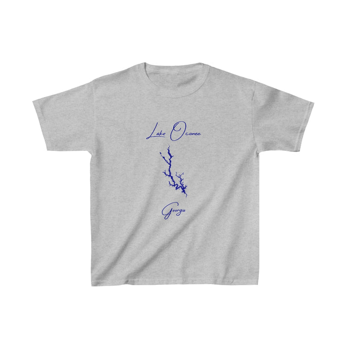 Georgia  Lake  Oconee  Youth  T-shirt  front  position  view  from  front  sport  grey.webp