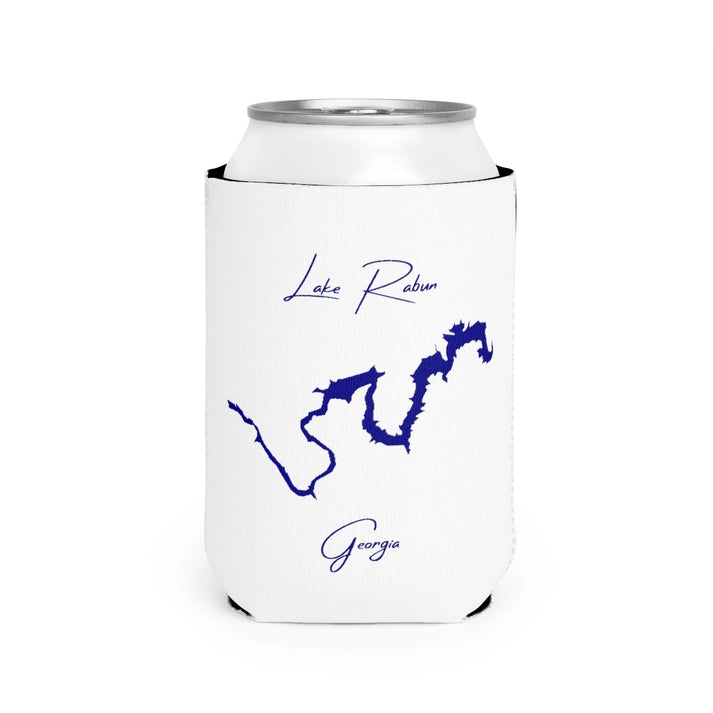 Georgia  Lake  Rabun  Can  Koozie  front  position  view  from  front-2  white.webp
