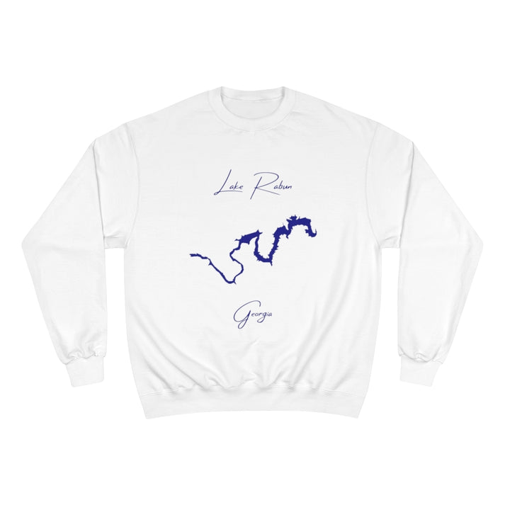Georgia  Lake  Rabun  Sweatshirt  front  position  view  from  front  white.webp