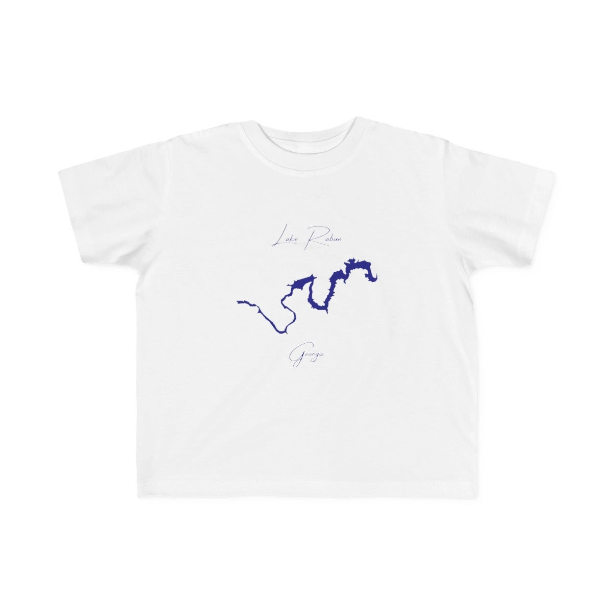 Georgia  Lake  Rabun  Toddler  T-shirt  front  position  view  from  front  white.webp