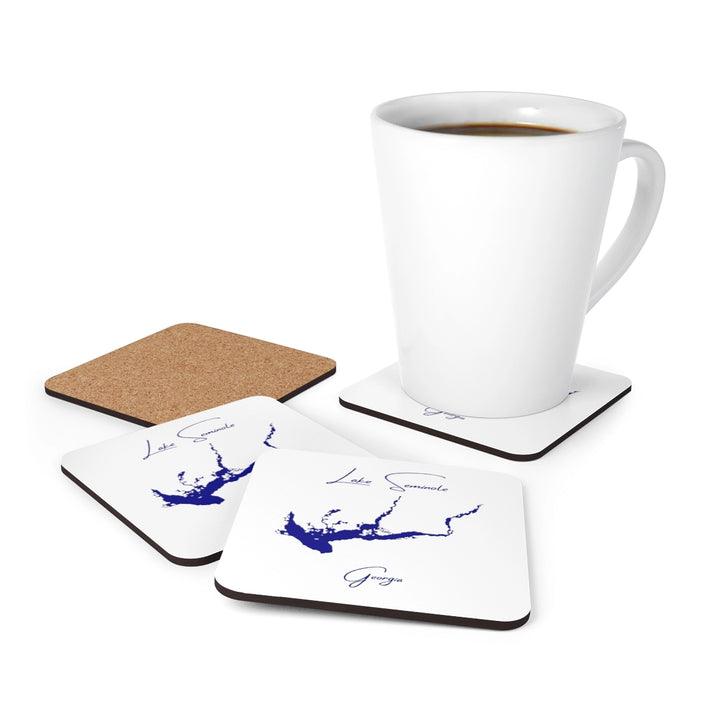 Georgia  Lake  Seminole  Coaster  Set  front  position  view  from  context-1  3.75  x  3.75.webp