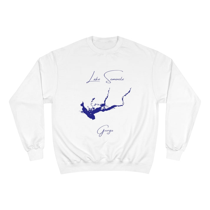 Georgia  Lake  Seminole  Sweatshirt  front  position  view  from  front  white.webp