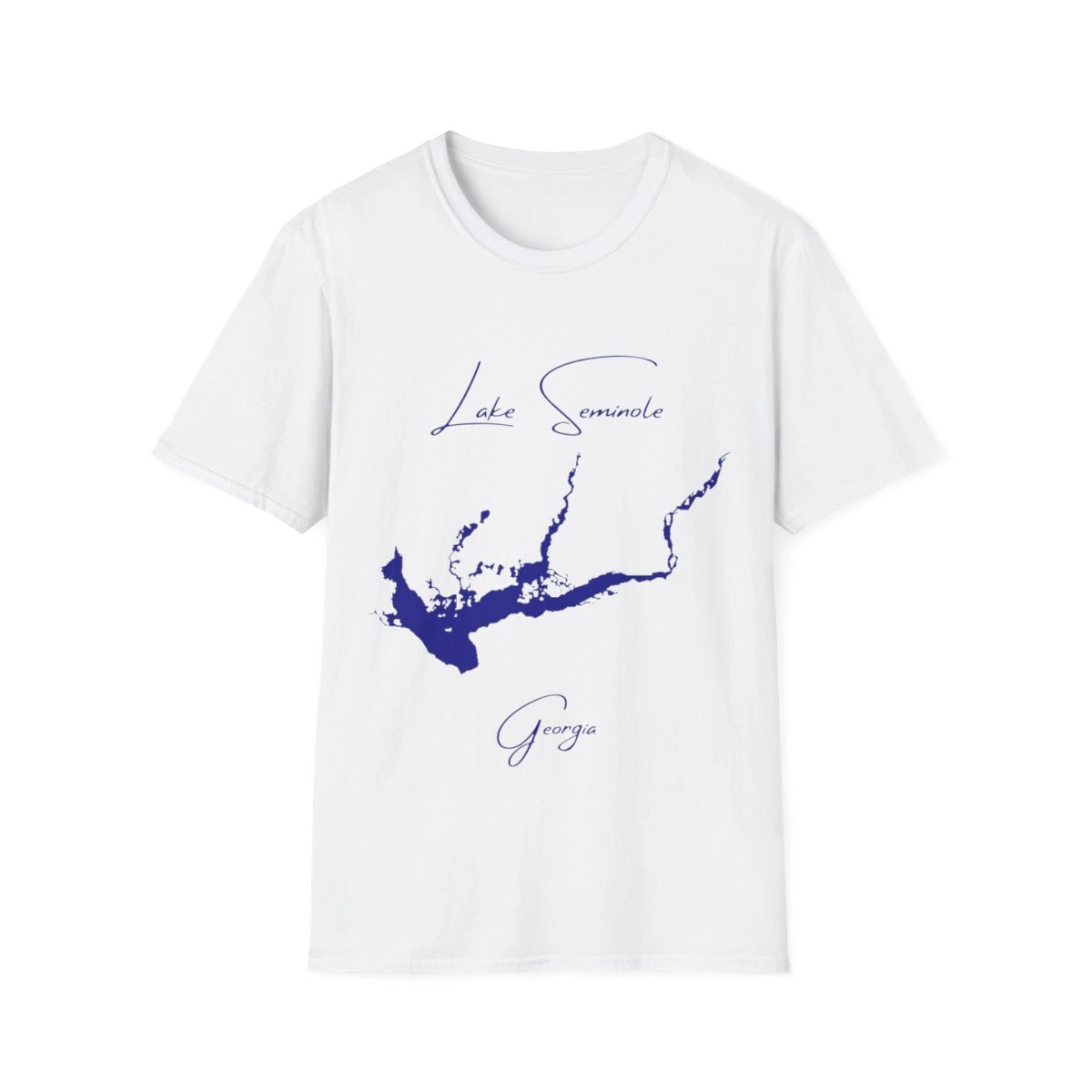 Georgia  Lake  Seminole  T-shirt  front  position  view  from  front  white.webp