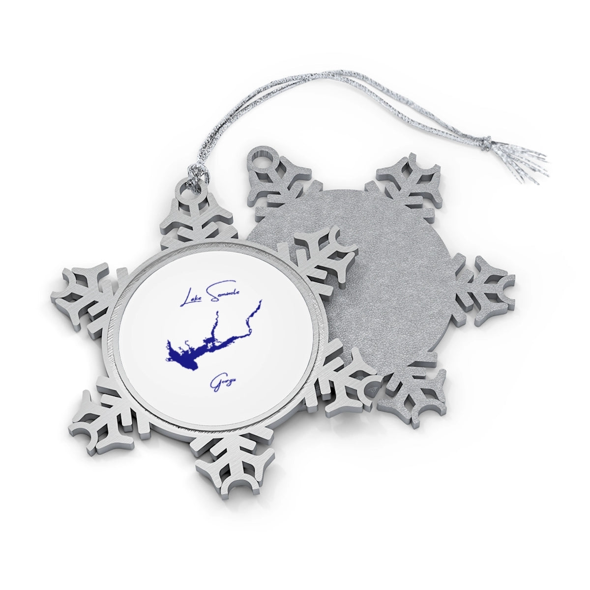 Georgia  Lake  Seminole  XMAS  Ornament  front  position  view  from  front-and-back  one  size.webp