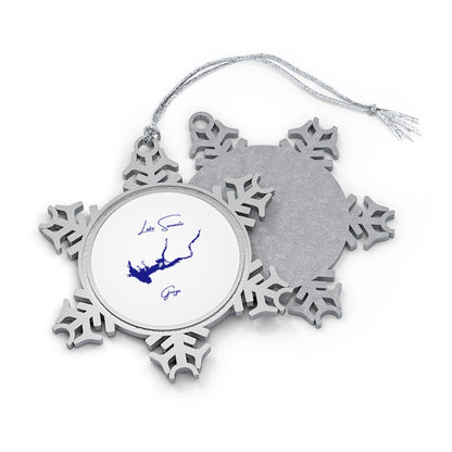 Georgia  Lake  Seminole  XMAS  Ornament  front  position  view  from  front-and-back  one  size.webp