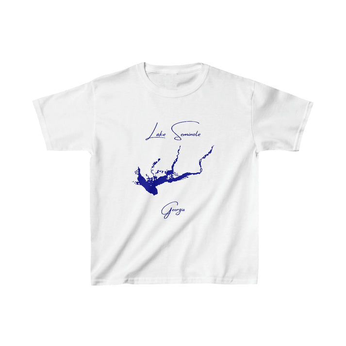 Georgia  Lake  Seminole  Youth  T-shirt  front  position  view  from  front  white.webp