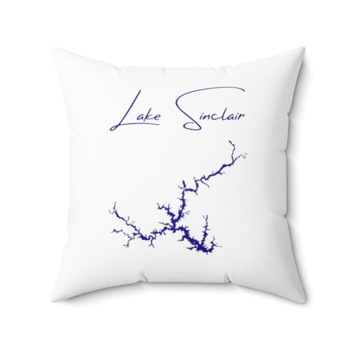 Georgia  Lake  Sinclair  Pillow  front  position  view  from  back  20  x  20.webp