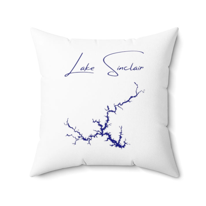 Georgia  Lake  Sinclair  Pillow  front  position  view  from  front  20  x  20.webp