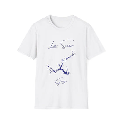 Georgia  Lake  Sinclair  T-shirt  front  position  view  from  front  white.webp