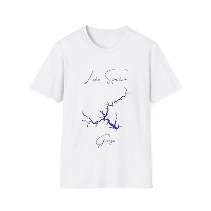 Georgia  Lake  Sinclair  T-shirt  front  position  view  from  front  white.webp