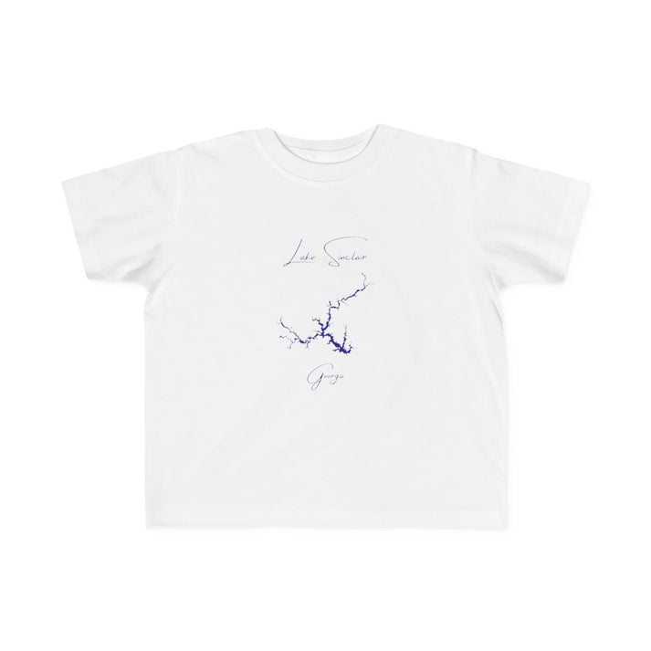 Georgia  Lake  Sinclair  Toddler  T-shirt  front  position  view  from  front  white.webp