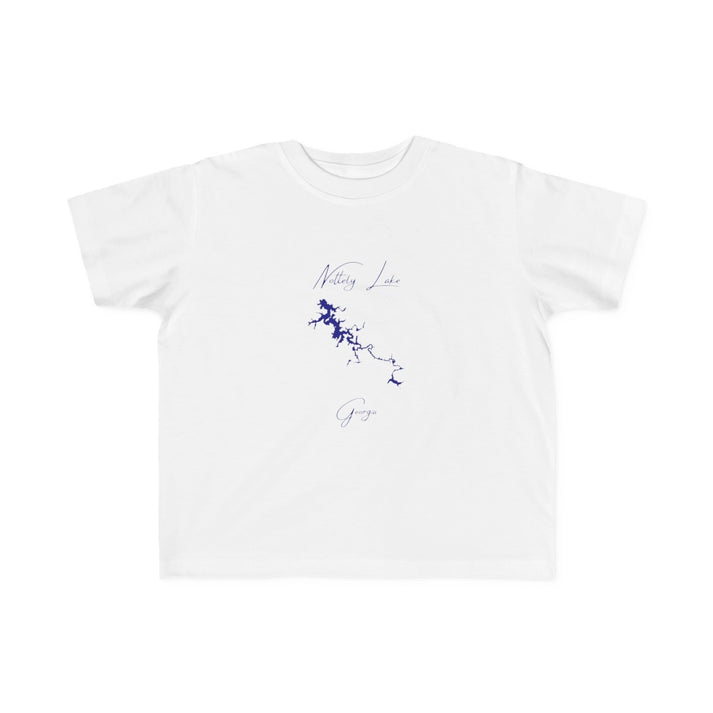 Georgia  Nottely  Lake  Toddler  T-shirt  front  position  view  from  front  white.webp