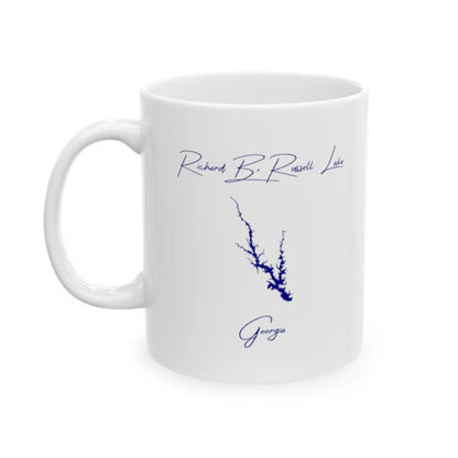 Georgia  Richard  B.  Russell  Lake  Ceramic  Mug  other  position  view  from  left  11oz.webp