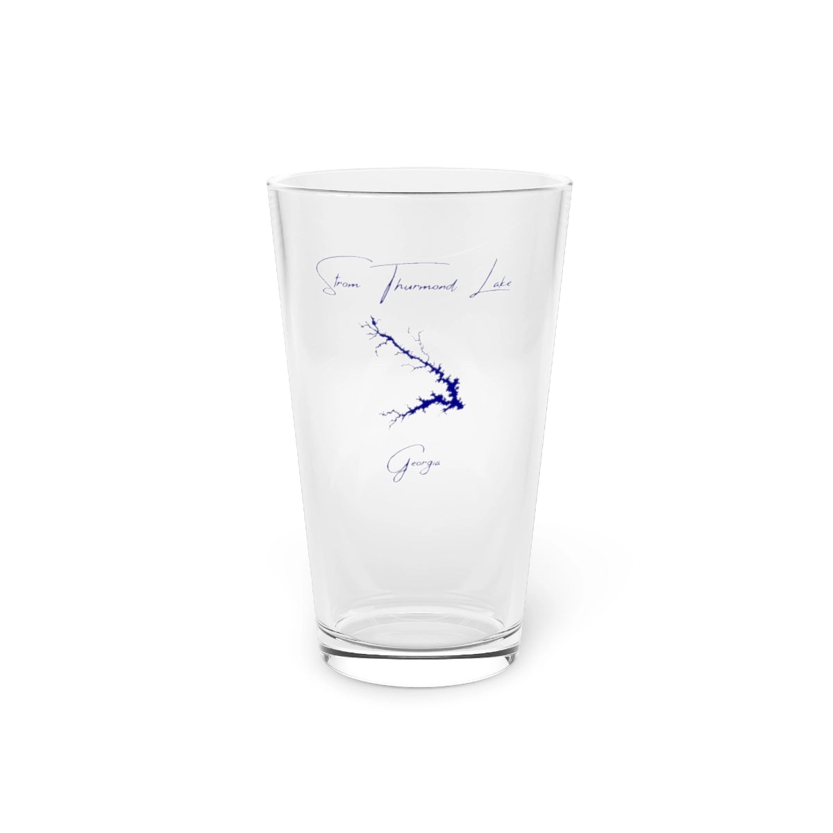 Georgia  Strom  Thurmond  Lake  16oz  Pint  Glass  front  position  view  from  front  16oz.webp