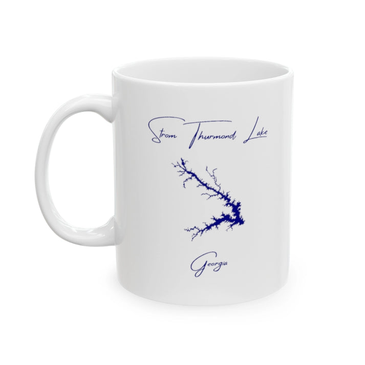 Georgia  Strom  Thurmond  Lake  Ceramic  Mug  other  position  view  from  left  11oz.webp