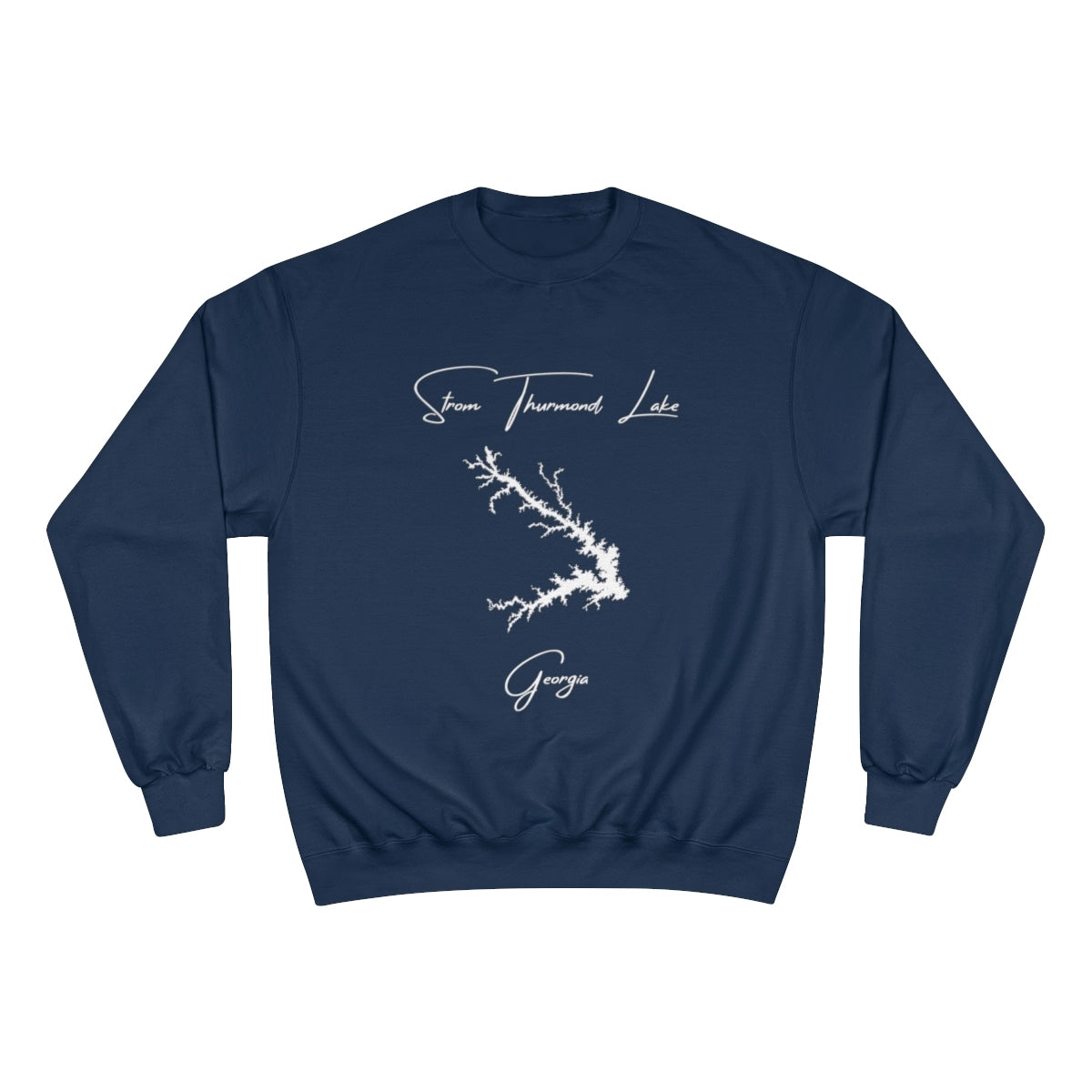 Georgia  Strom  Thurmond  Lake  Sweatshirt  front  position  view  from  front  navy.webp