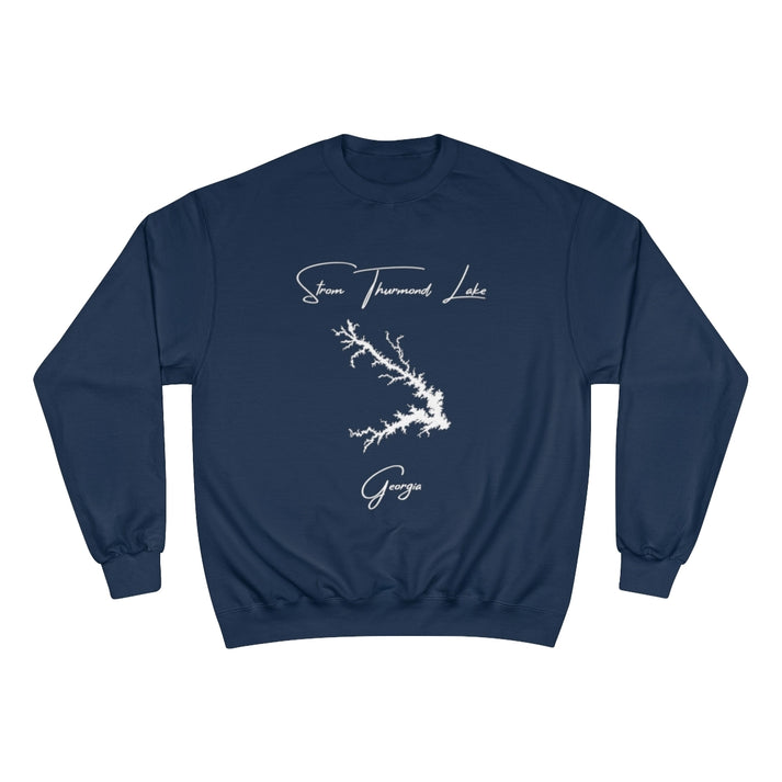 Georgia  Strom  Thurmond  Lake  Sweatshirt  front  position  view  from  front  navy.webp