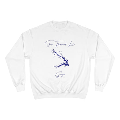 Georgia  Strom  Thurmond  Lake  Sweatshirt  front  position  view  from  front  white.webp