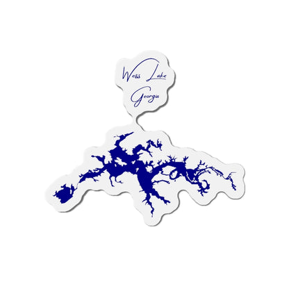 Georgia  Weiss  Lake  Die  Cut  Magnet  front  position  view  from  front  4  x  4.webp