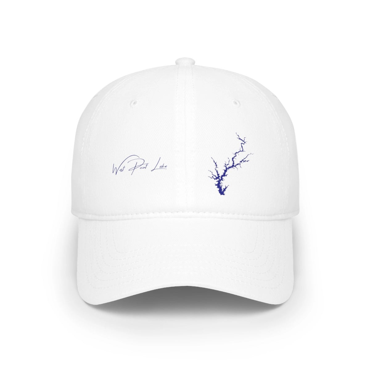 Georgia  West  Point  Lake  Baseball  Cap  front  position  view  from  front  one  size.webp