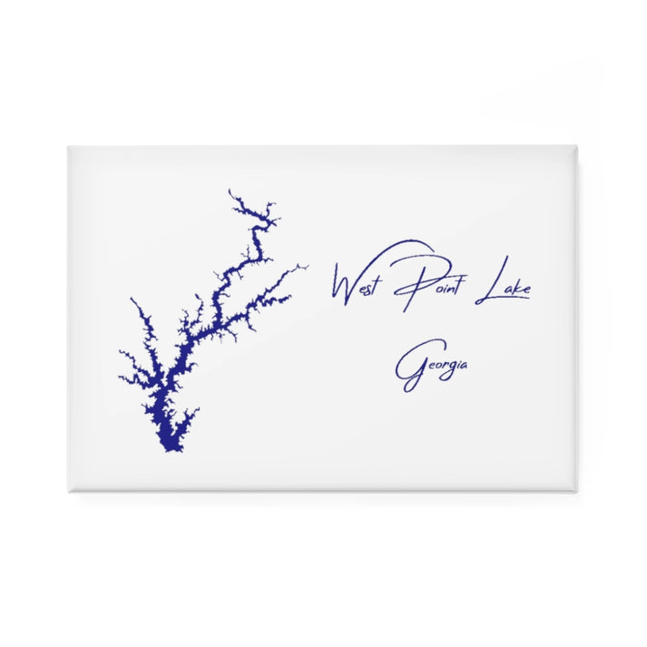 Georgia  West  Point  Lake  Magnet  front  position  view  from  front  2  x  3.webp