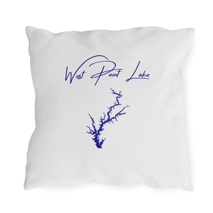Georgia  West  Point  Lake  Outdoor  Pillow  back  position  view  from  back  18  x  18.webp