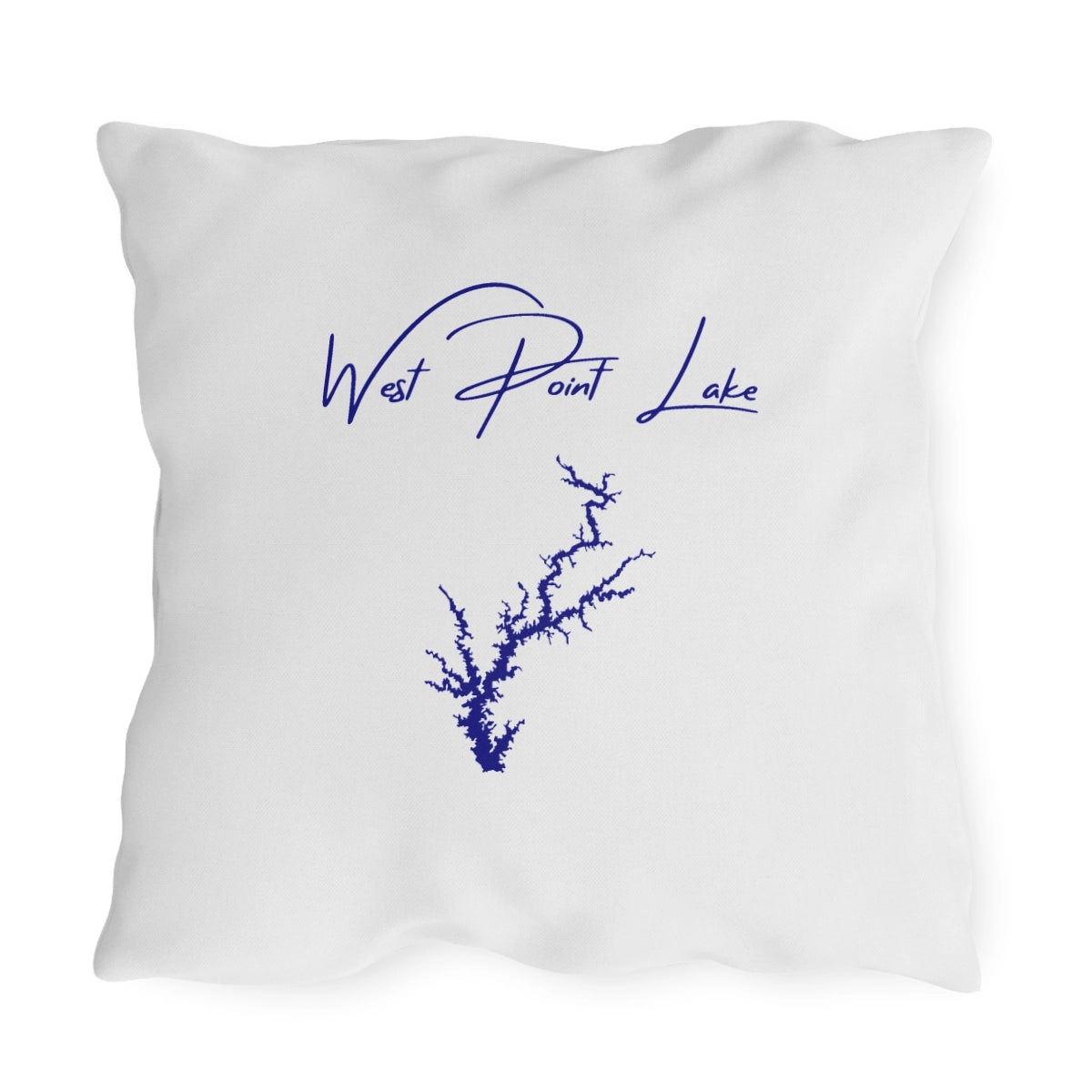 Georgia  West  Point  Lake  Outdoor  Pillow  back  position  view  from  back  20  x  20.webp