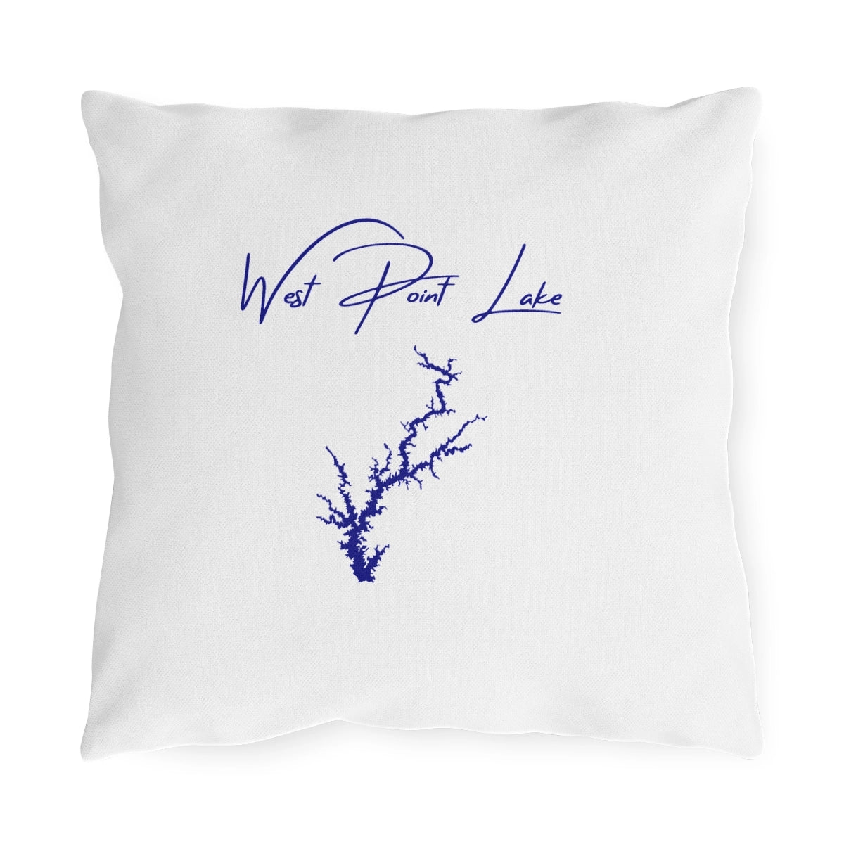 Georgia  West  Point  Lake  Outdoor  Pillow  front  position  view  from  front  16  x  16.webp