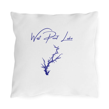 Georgia  West  Point  Lake  Outdoor  Pillow  front  position  view  from  front  16  x  16.webp