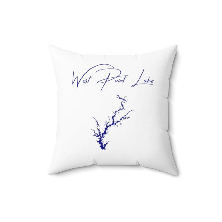 Georgia  West  Point  Lake  Pillow  front  position  view  from  front  16  x  16.webp