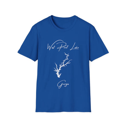 Georgia  West  Point  Lake  T-shirt  front  position  view  from  front  royal.webp