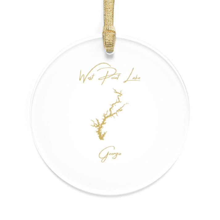 Georgia  West  Point  Lake  Tree  Ornament  other  position  view  from  front  round.webp