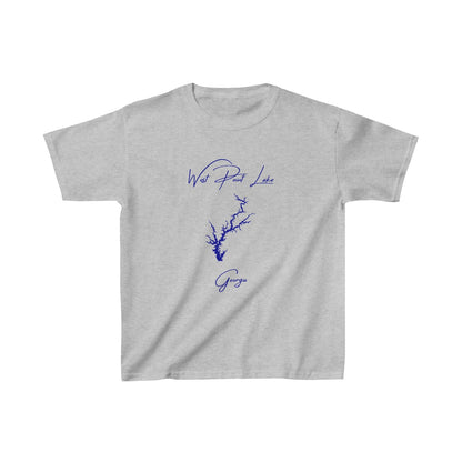 Georgia  West  Point  Lake  Youth  T-shirt  front  position  view  from  front  sport  grey.webp
