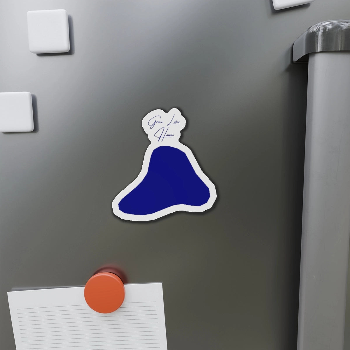 Hawaii  Green  Lake  Die  Cut  Magnet  front  position  view  from  context-1  4  x  4.webp