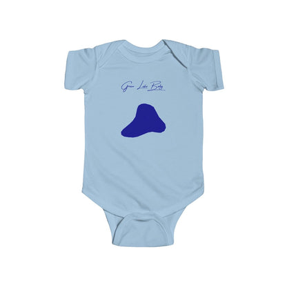 Hawaii  Green  Lake  Onesie  front  position  view  from  front  light  blue.webp
