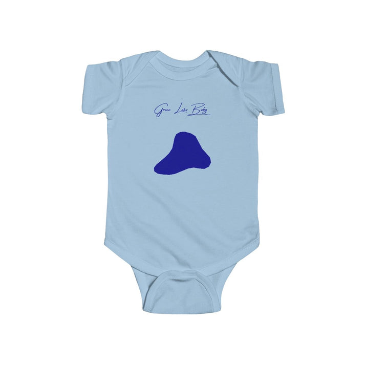 Hawaii  Green  Lake  Onesie  front  position  view  from  front  light  blue.webp
