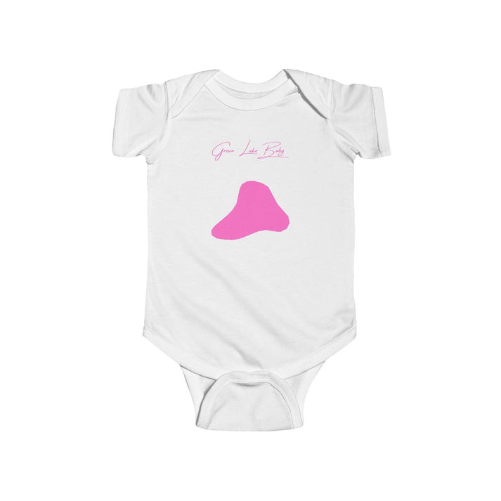 Hawaii  Green  Lake  Onesie  front  position  view  from  front  white.webp