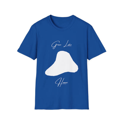 Hawaii  Green  Lake  T-shirt  front  position  view  from  front  royal.webp