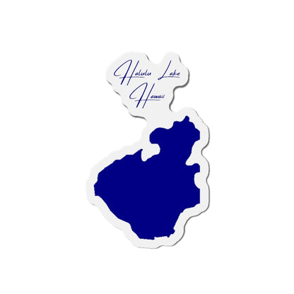Hawaii  Halulu  Lake  Die  Cut  Magnet  front  position  view  from  front  4  x  4.webp