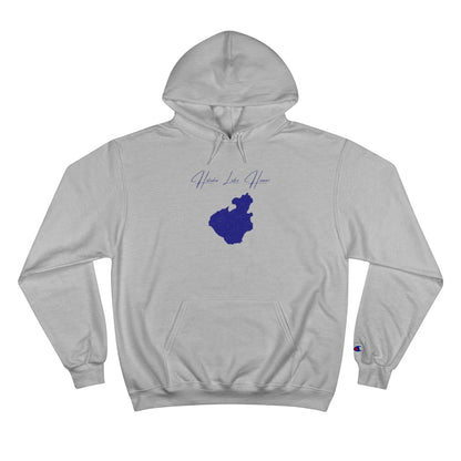 Hawaii  Halulu  Lake  Hoodie  front  position  view  from  front  light  steel.webp