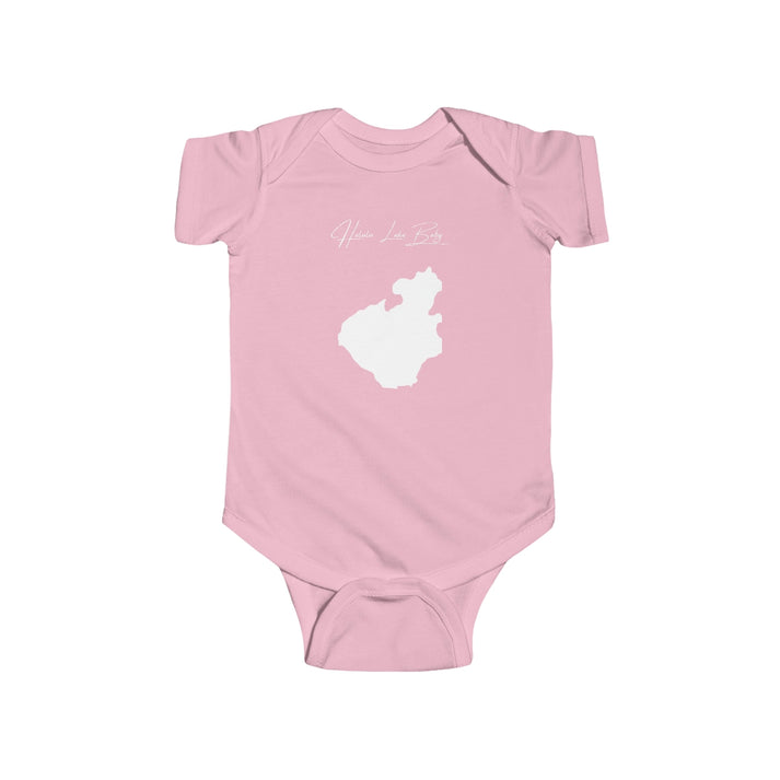 Hawaii  Halulu  Lake  Onesie  front  position  view  from  front  pink.webp