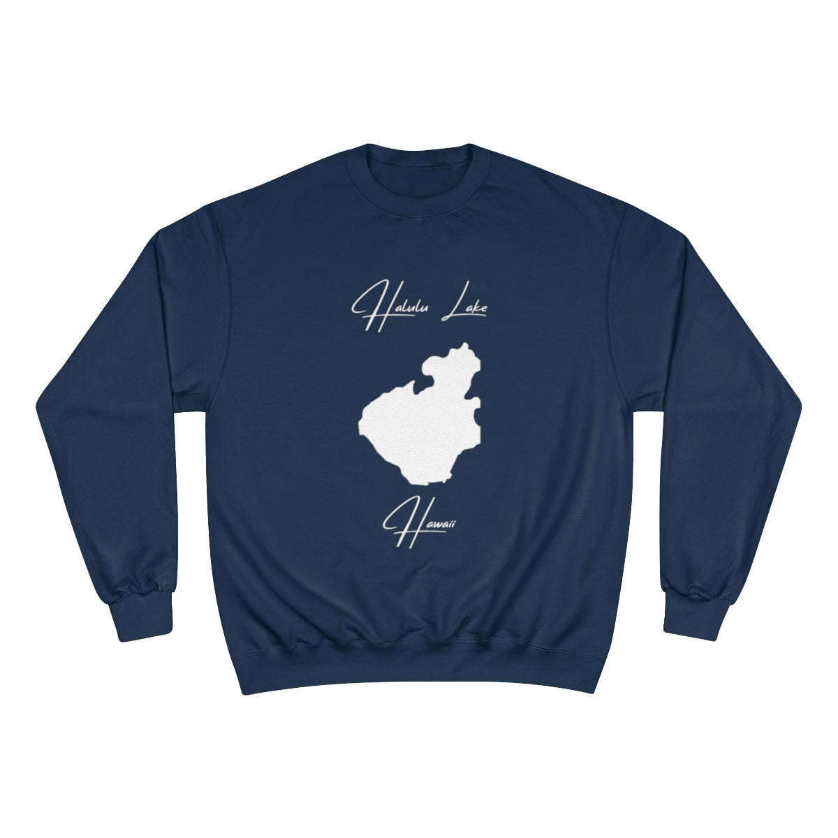Hawaii  Halulu  Lake  Sweatshirt  front  position  view  from  front  navy.webp